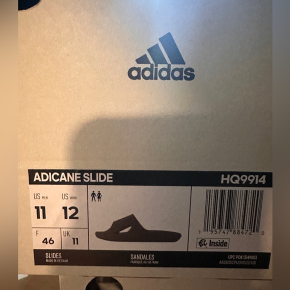 New adidas Men's Adicane Slides - Picture 3 of 4